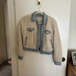 Pilcro sherpa/denim jacket